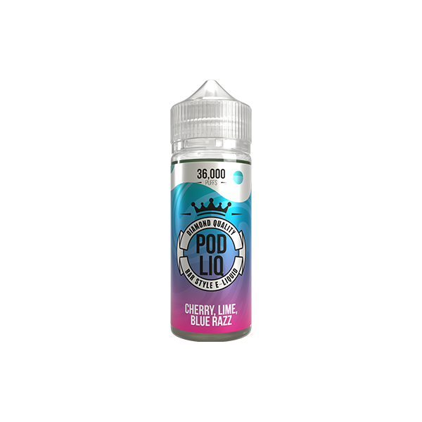 0mg Riot Squad Pod Liq Shortfill 100ml (70VG/30PG) Cherry lime Blue Razz Vape Flavours