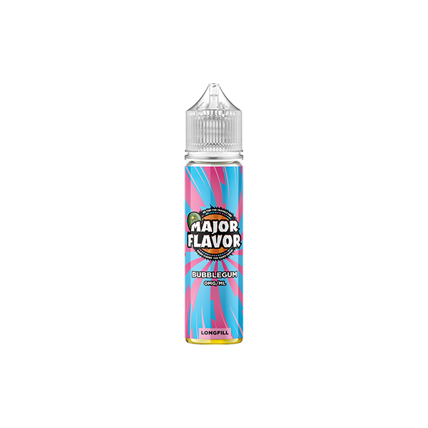 0mg Major Flavour 50ml Longfill (100PG) bubblegum Flavours