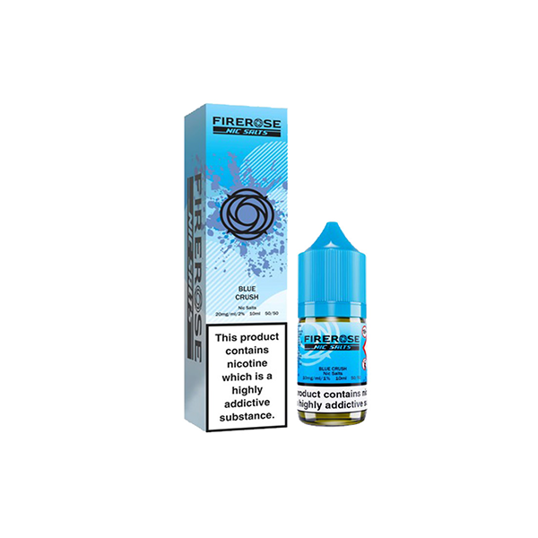 10mg Elux Firerose 5000 Nic salts 10ml (50VG/50PG) blue crush vape flavours