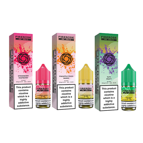 10mg Elux Firerose 5000 Nic salts 10ml (50VG/50PG) vape flavours