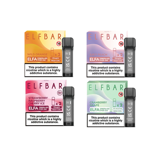 EXPIRED:: ELF Bar ELFA 20mg Replacement Prefilled Pods - 2ml